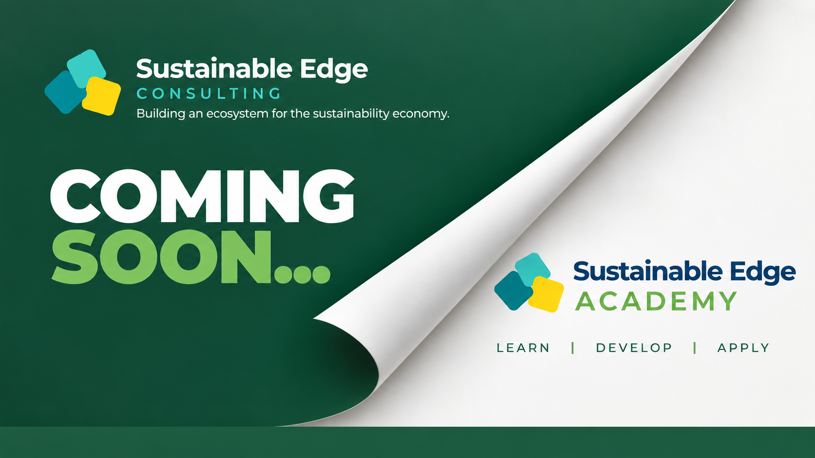 Sustainable Edge Consulting and Sustainable Edge Academy — coming soon